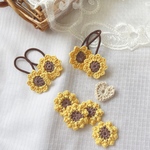 ひまわり🌻ツインヘアゴム