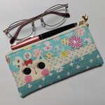COTAの白猫☆メガネケース ペンケース★ハンドメイドポーチ