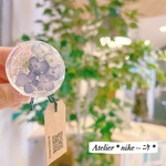 紫陽花スマホグリップ / 雨の雫 ～  * ねこ *