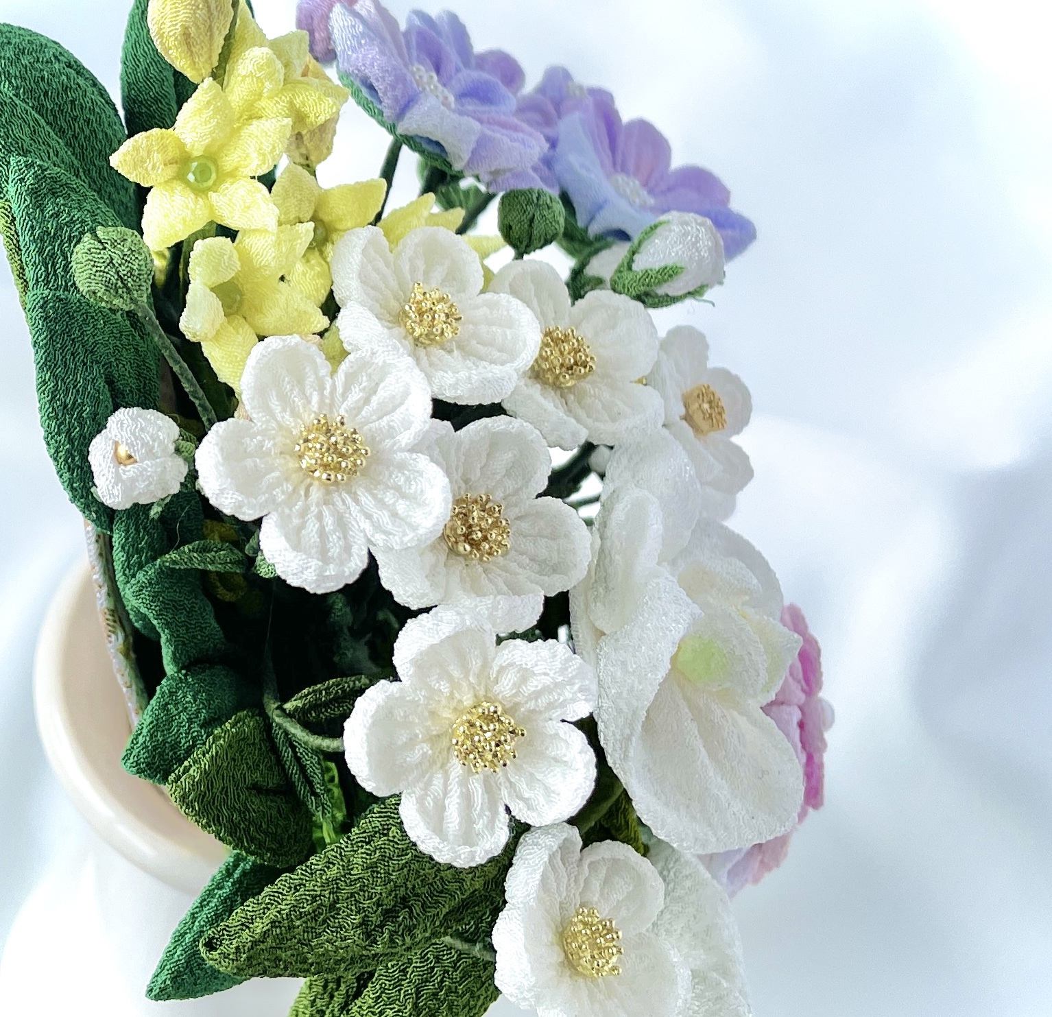 ❮１個売りです ❯ ミニサイズ♧可愛らしい雰囲気♡ 造花 お手入れ不要♬ 楽天市場】プリザーブドフラワー 仏花 ミニ 一対 制作可 喪中見舞い