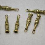 金属パーツ　チャーム　ボトル　金古美　10個セット　23mm[4582434310017]