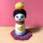 羊毛こけし【２代目こけ美】