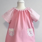 アールグレイ様専用　　可愛いらしい女の子スモック 半袖100サイズ