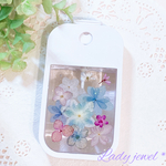 押し花 アルコールスプレーボトル＊ 紫陽花 ＊ 除菌スプレー 携帯用[受注作成]