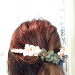 １点もの布花バックカチューシャ