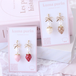 ふたごのいちごピアス🍓イヤリング