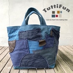 tuttifun＊blue+Navy  bag