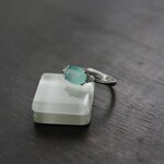 アクアプレーズ　ホリゾンタルサイドCZリング　SILVER925　