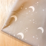 ※【USAコットン35×50】moda moon star・グレー