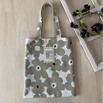 おでかけミニトート　北欧ベージュのお花