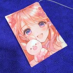 文庫本＊女の子👧＊ブックカバー＊文庫本カバー＊文庫カバー＊