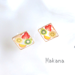 うるうるカットフルーツのイヤリング/ピアス