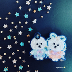 🎋🌌💫🐻‍❄️織姫と彦星ビションちゃん🐻‍❄️💫🌌🎋