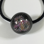 満天の星空に咲く花火　　ヘアゴム  レジン