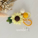 🌻ヘアクリップ❋甚平・ゆかた・夏祭り/七五三/お宮参り/お食い初め/初節句🎎ひな祭り/☺︎❤︎ ベビー★キッズ