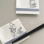 【鳥獣戯画シリーズ】小皿にもなる箸置き