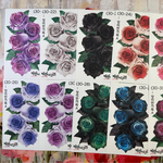 黒いたぬき様　装飾ステッカー　バラ🌹③