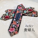 【新作】花舞デフトバン【ローズピンク】デフトバンド♡お団子メーカー♡インド刺繍リボン♡インド刺繍♡刺繍♡シニヨンメーカー♡まとめ髪♡夏♡浴衣