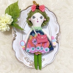 glad doll mini【チェリー】バッグチャーム　ドールチャーム