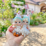 ピクシー帽子 🐞🌸pink（プチブライス用）