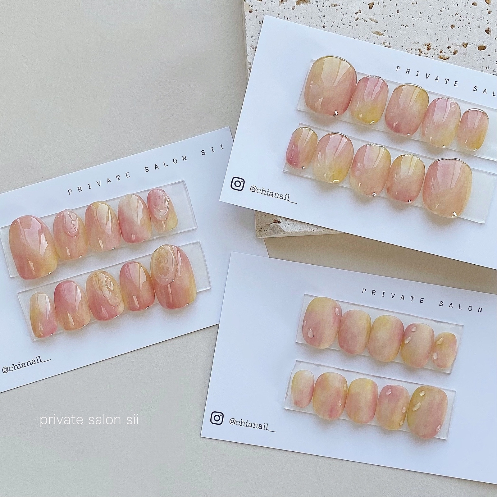 夏限定♡モモネイル - sii nail chip | minne byGMOペパボ 国内最大級 