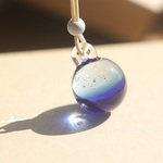 Sea Blue：波動玉®（サードアイ・スロート・ハートチャクラ）【現品一点物・特別価格】
