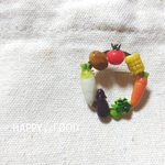 採れたて夏野菜★ブローチ