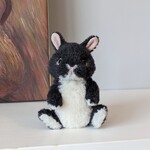 こうさぎテディベア　たちみみ　ブラック