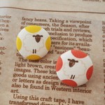 ひつじ＊くるみボタン