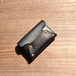 カードケース・名刺入れＦＧ・ブラック・高級牛革イタリアンレザー