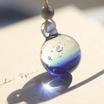Sea Blue：波動玉®（サードアイ・スロート・ハートチャクラ）【現品一点物・特別価格】two