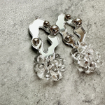 mirror pierce /うねうねミラー　ピアス　イヤリング