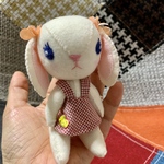 【再販】🌼レトロなお洒落うさぎさん🌼　　　　　　　　　　　ロップさん（ペールホワイト）