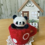 羊毛コーヒーパンダ