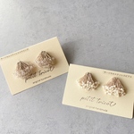 New✨結婚式やお呼ばれに♪キラキラのラメが可愛いイヤリング(ピアス)Anemone(イソギンチャク) 