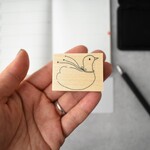 星リボンのトリ　meganehankoのスタンプ
