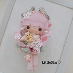 わんちゃん抱っこボンネットDoll♡ドールチャーム♡ドール♡フェルト♡