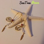 淡水パールピアス〜PEACE