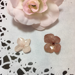 紫陽花のピアス（片耳用）