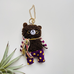 【6218番】ふわもこクマchanキーホルダー