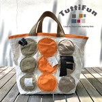 tuttifun＊オレンジのmaruのFバッグ