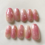 ＮＯ.１７３✳︎fresh peach   ネイルチップ　桃ネイル　果実ネイル　水滴ネイル　うるうるネイル　ぷっくりネイル　オーダーチップ　