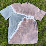 べんがら染め　半袖　Tシャツ　サイズL