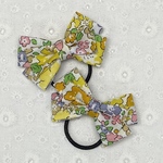 リバティ生地使用 ミシェルのトリプルリボンヘアゴム  2個セット