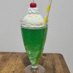 　クリームソーダ　　レトロ　　リアルサイズ　アメリカン