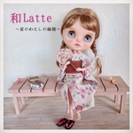 ミニチュア ドールハウス 背景ボード 壁 床 ブライス リカちゃん １／６ 家具 オビツ 棚 机 ドール ドール家具 カスタムブライス ハンドメイド シャビーシック 小物 和室 和風