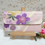 帯リメイク🌸花柄マスクポーチ