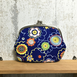 送料込み！親子がま口財布  花