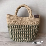 再販♪ 麻バッグ ♪ No.638