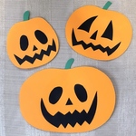 ハロウィン　壁面　かぼちゃ